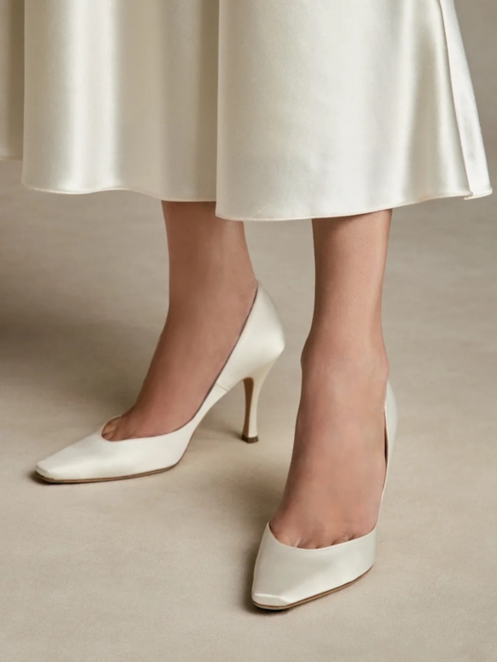 Danielle Frankel White Heels
